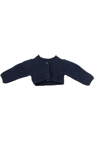 TUTTO PICCOLO Gebreide meisjesjas in tricot 6610W14