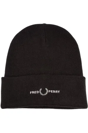 Fred Perry Accessories Graphic Beanie Hat in Green