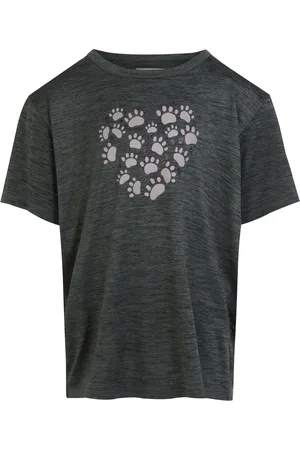 Regatta Kinderen/Kinderen Alvardo VIII Paw Print Marl T-Shirt (Afdichting )