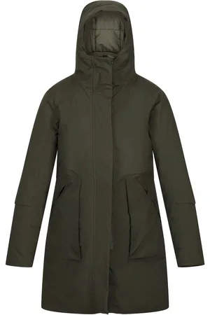 Regatta Dames/Dames Yewbank II Waterdichte Parka (Donkere Khaki)