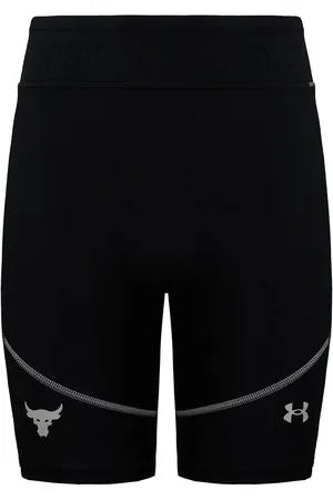 Under Armour Project Rock HeatGear /Beige Womens Fietsshort 1366005 001