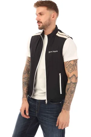 Palm Angels Classic Logo Vest voor heren in zwart-wit