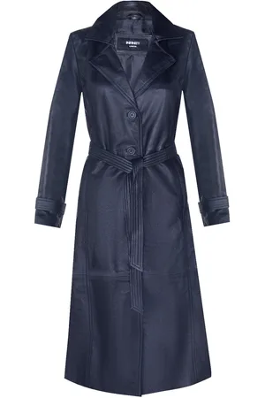 Infinity Womens lange lengte stropdas riem trenchcoat-Ongar