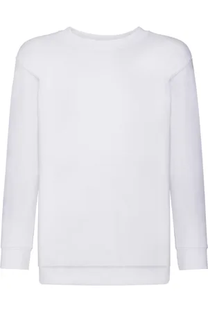 Fruit Of The Loom Childrens Unisex Set In Sleeve Sweatshirt