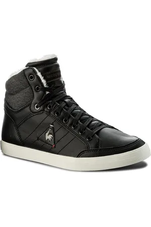 Le Coq Sportif Portalet Mid Craft Heren Zwarte Trainers