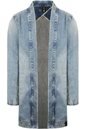 PUMA X XO Lange Mouw Gebleekt Denim Heren Kimono 575584 77