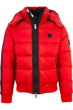 Philipp Plein Padded Taped Sleeve Red Jacket