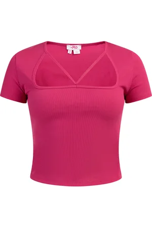 myMo Ribgebreid T-shirt Dames