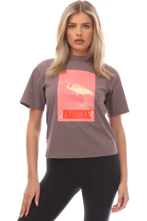 Heron Preston Heron Censored T-shirt voor dames in roze