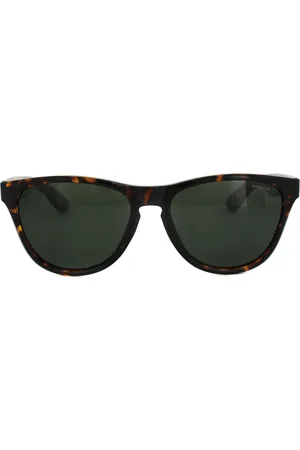 Polaroid Ronde unisex havana groen gepolariseerde zonnebril