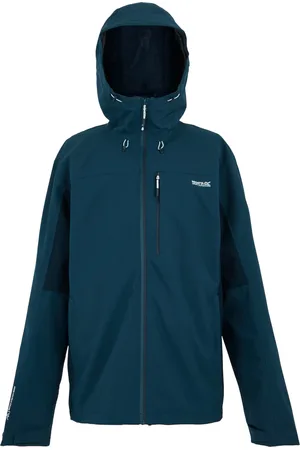 Regatta Heren Birchdale II Waterdichte Jas (Moonlight Denim/Navy)