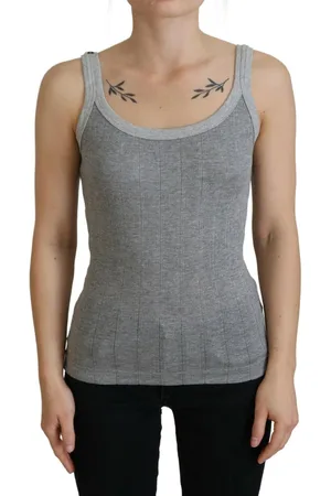 Dolce & Gabbana Mouwloze Katoenen Modale Tanktop
