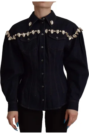 Dolce & Gabbana Met kristal verfraaid spijkerjack