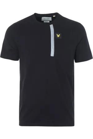 Lyle & Scott Heren T-shirt met korte mouwen, ronde hals en reflecterende details TS1428V Z865