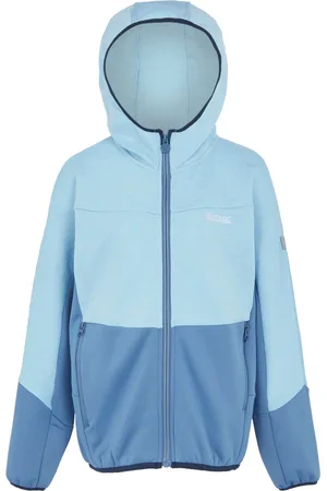 Regatta Kinder/Kinder Dissolver IX Marl Full Zip Fleecejack (Heldere hemel/koronetblauw)