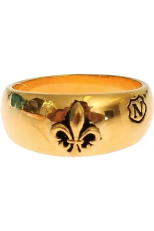 Nialaya Vergulde Sterling Zilveren Ring