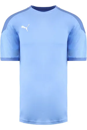 PUMA DryCell TeamFinal 21 Mouw Heren Lichtblauw Trainingstrui T-shirt 656481 18
