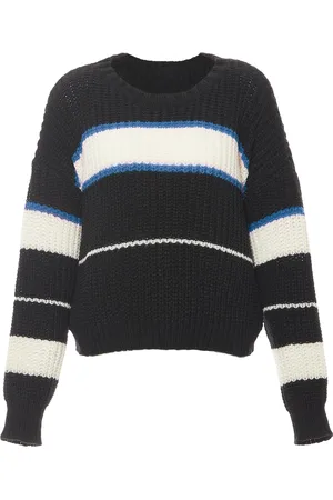 myMo Jumper Dames GEBROKEN WIT TURQUOISE