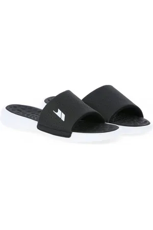 Trespass Herenslippers Gedempte sandaal (Zwart / Wit)