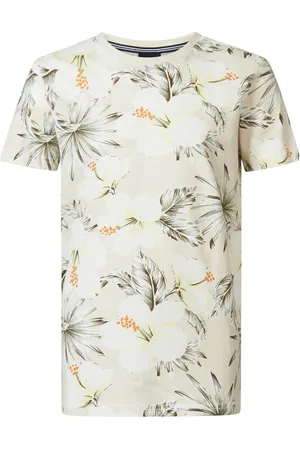 Petrol Industries Jongens Botanical T-shirt Kauai - Wit