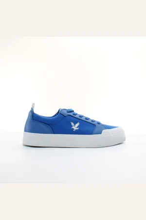 Lyle & Scott Dawson blauwe synthetische veterschoenen voor heren FW1203 Z797