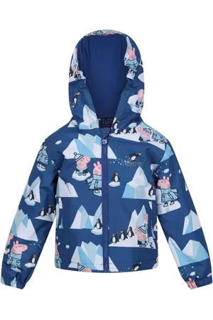 Regatta Kinderen/Kinderen Muddy Puddle Peppa Pig Winter Scene Padded Waterproof Jacket (Ruimte )
