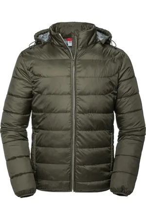 Russell Athletic Russell Volwassenen Unisex Hooded Nano Jacket (Donkere )