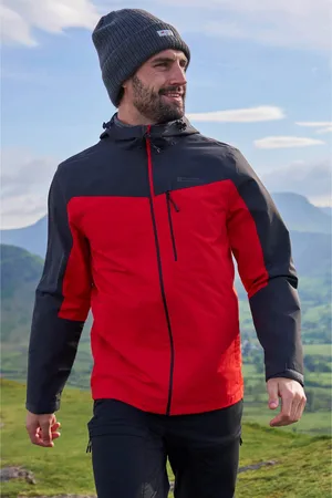 Mountain Warehouse Heren Brisk Extreme Colour Block Waterdichte Jas (Actief )