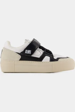 Ami ADC Leren Sneakers Laag Niveau Wit/Multi