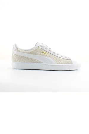 PUMA Basket Krokodil Leer Heren Veterschoenen 358872 01