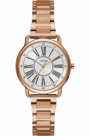 Guess Dameshorloge Kwarts Roze Goud