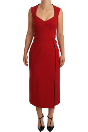 Dolce & Gabbana Mouwloze Midi-stretchjurk
