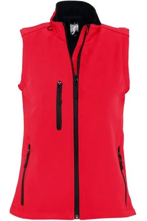 Sols Dames/dames Rallye Soft Shell Bodywarmer Jacket