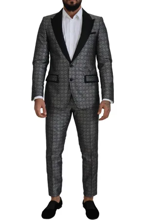 Dolce & Gabbana Formeel 2-delig Pak Met Patroon