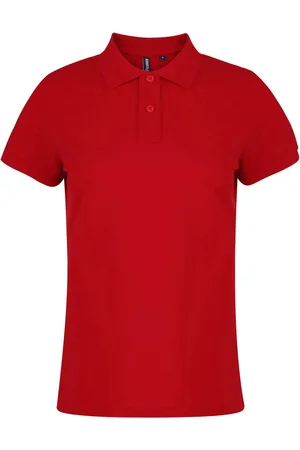 Asquith Dames/dames Poloshirt met korte mouwen en effen mouwen