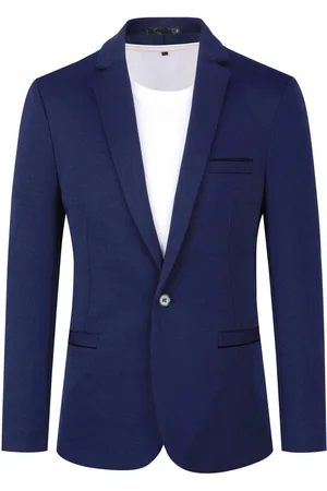 Allthemen Heren colbert slim fit jas zakelijk dagelijks blazer