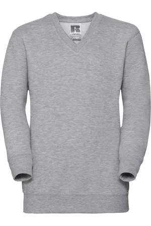 Russell Athletic Russell Collection Sweatshirt met V-hals voor kinderen/Kinderen (Licht Oxford)
