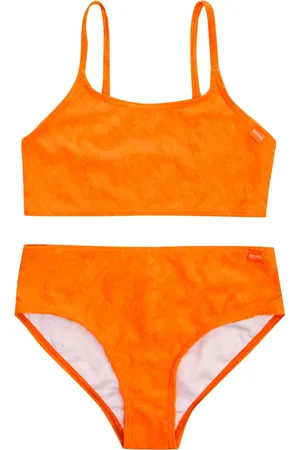 Regatta Meisjes Dakaria II Bikini Set met Bloemen (Satsuma)