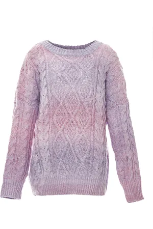 myMo Jumper Dames PAARS GEBROKEN WIT