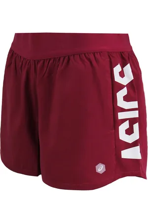 Asics Performance Shorts Burgundy voor dames