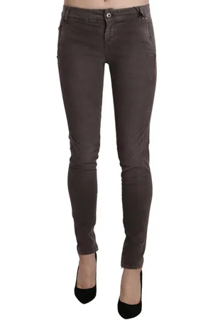 ERMANNO SCERVINO Skinny Broek Met Lage Taille Katoenen Jeans