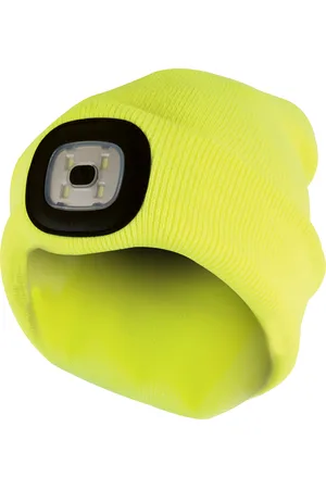 Sock Snob Gebreide wintermuts voor heren met led-gloeiend licht
