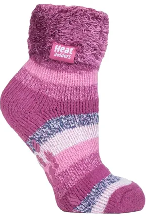 Heat Holders Dames Non Slip Thermische Enkel Slipper Bed Sokken - HHL07