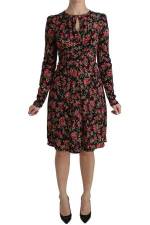 Dolce & Gabbana A-lijn Jurk Met Bloemenprint