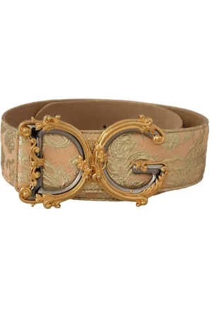 Dolce & Gabbana Jacquard Barokke Gespriem Met Logo