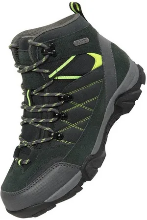 Mountain Warehouse Kinder/kleuterpad suède wandelschoenen (Kalk)