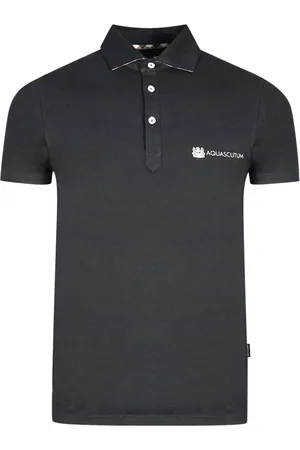 Aquascutum Aldis Crest bloklogo poloshirt