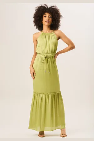 Gini London Maxi-jurk met halternek