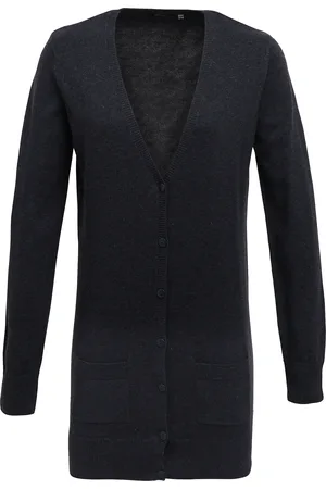 Premier Dames/Dames Longline V Hals Gebreid Vest