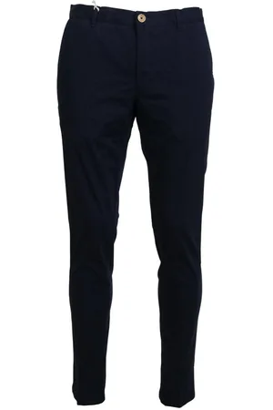 DOMENICO TAGLIENTE Donkere Katoenen Skinny Broek